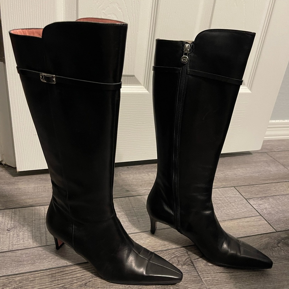 Escada Elegant Black Knee-High Women's Boots size 36